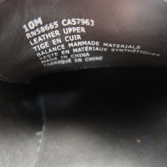 Nordstrom Shoes Men 10 Oxford Derby Dress Formal Leather OrtholiteBlack Classic - Picture 13 of 15